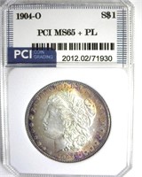 1904-O Morgan MS65+ PL LISTS $450