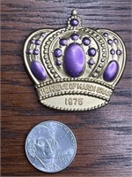 1975 Gold/Purple Crown