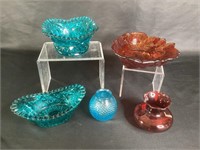 Colorful Mid Century Glassware