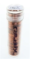 Canada 1960 Roll One Cent Coins