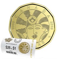 RCM Special Wrap Roll 2019 $1 Coins x 25 Coins - E