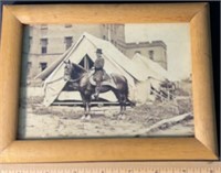 Framed Civil War General Photo