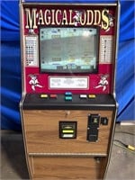 Magical Odds arcade video slot machine, screen