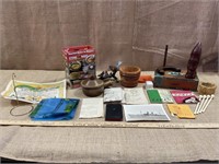 Kitchen microcooker, travel souvenirs, cigar box