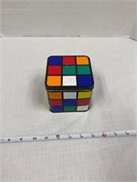 Rubix cube tin