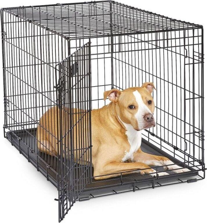 36" MidWest iCrate Pet Crate, Black