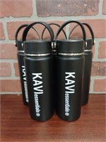 5 KAVI Essentials 18oz. Stainless Steel Bottles