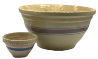 Antique WATT #14 Mixing Bowl & Small Bowl