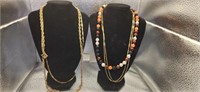 Lot of 4 Designer Fashion Necklaces