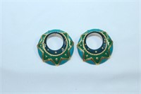 Enamel Fashion Earrings