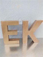 12" "E" and "K"