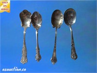 Lot of poor sugar spoon silver plated