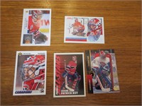 5 belles cartes propres de Patrick Roy