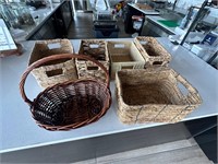 {each} Wicker Baskets