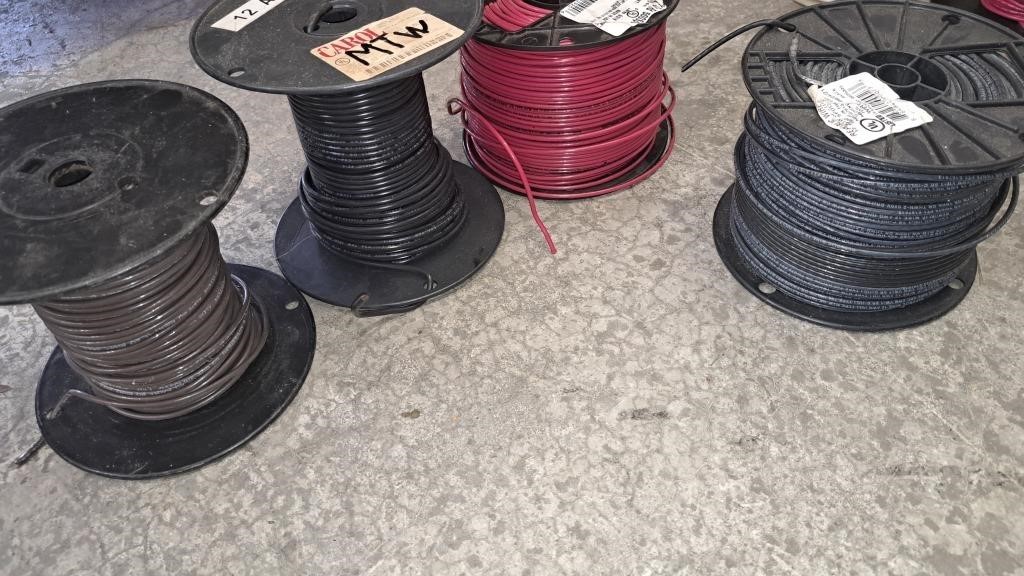 4 rolls, 12 gauge MTW wire