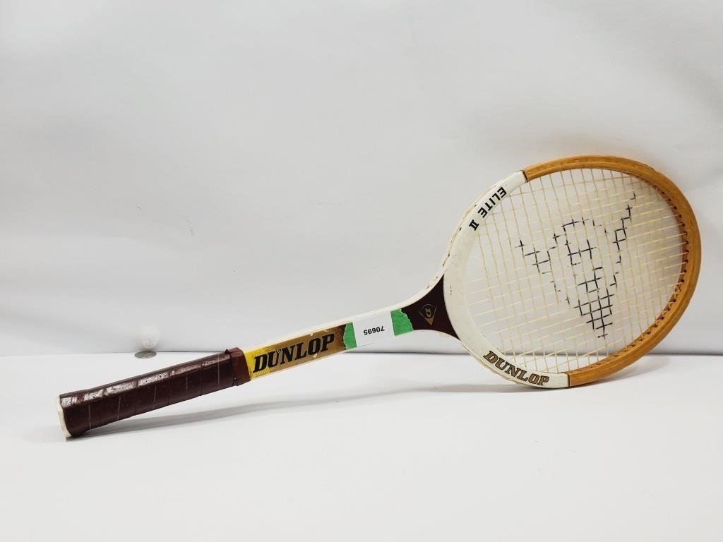 Vintage Wooden DUNLOP Tennis Racket