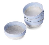 Mikasa Tanner Stoneware 4-Piece Bowl Set -  Blue