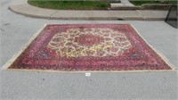Large Handmade Persian Area Rug – 142" x 104"