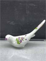 Fenton Hand Painted Long Tail Bird