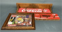 Coca-Cola Shelf , Peg Hook, Mirror