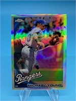 2010 Topps Chrome Refractor Michael Young
