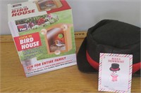 New Snowman In a Hat Kit & New Birdhouse In Box