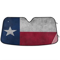 Texas Flag Vintage American Car Windshield Sun