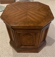 MCM Gordon’s Walnut Hexagon Side Table