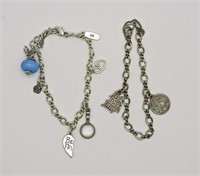 Vintage & James Avery Charm Bracelets 925