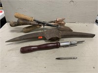 Blacksmith Tools, Pick Axe Head and Other