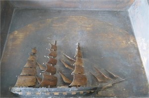 Beautiful Ship Diarama From Nova Scotia