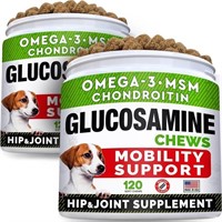 Sealed- STRELLALAB Glucosamine Treats for Dogs