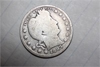 1897 Barber Silver Quarter