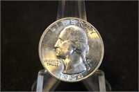 1954-S Uncirculated Washington Silver Quarter