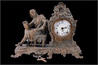 Ansonia Gilded Mantle Clock