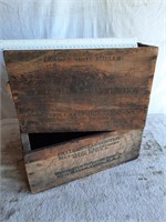 Winchester and Western Wooden Ammo Boxes