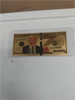 $1,000 Trump gold bucks