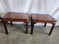 Matching Vintage Mahogany End Tables