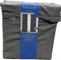 Dark Grey - Bon Luxe Blackout Curtains ^