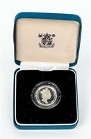 Coin 1988 United Kingdom .925 Silver Proof in Case