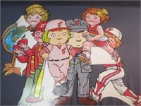 Campbell Soup Cardboard Cutouts (7) 2 Doubles