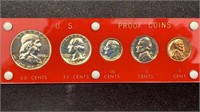 1958 Silver Proof Set in Capitol Plastics Holder
