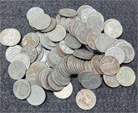 (100) 1943-P,D,S Steel War Cents