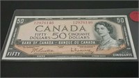 1954 Canada 50 Dollar Banknote