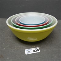 Pyrex Primary Color Nest of Mixing Bowls