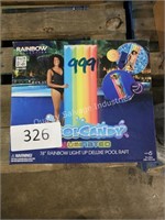 2- pool candy 74” light up floats