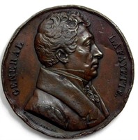 1777-1824 Medal General Lafayette