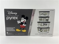 NEW 8 pc. Disney Pyrex Food Storage Set