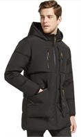 OROLAY MEN'S THICKENED DOWN JACKET HOODED WINTER