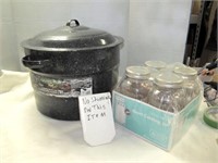 Granite Ware Canning Pot & NEW Canning Jars